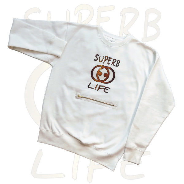 Gld Lnkz White Sweater